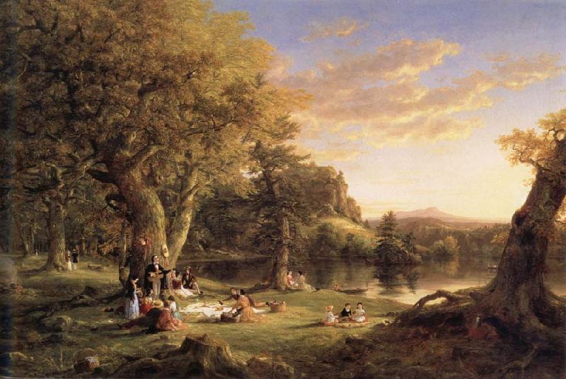 Thomas Cole A Pic-Nic Party China oil painting art